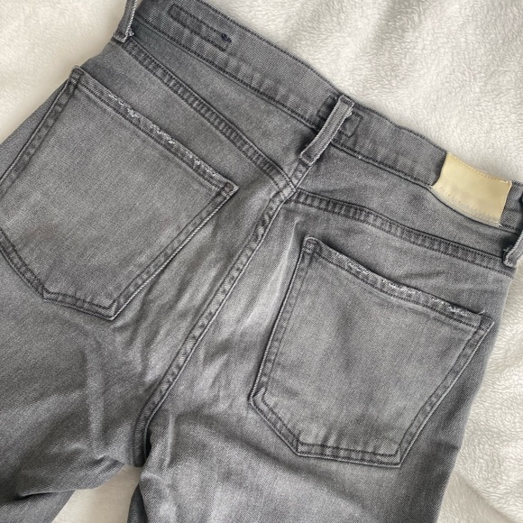 HGH RISE SLIM ANKLE GREY JEANS - Picture 6 of 6